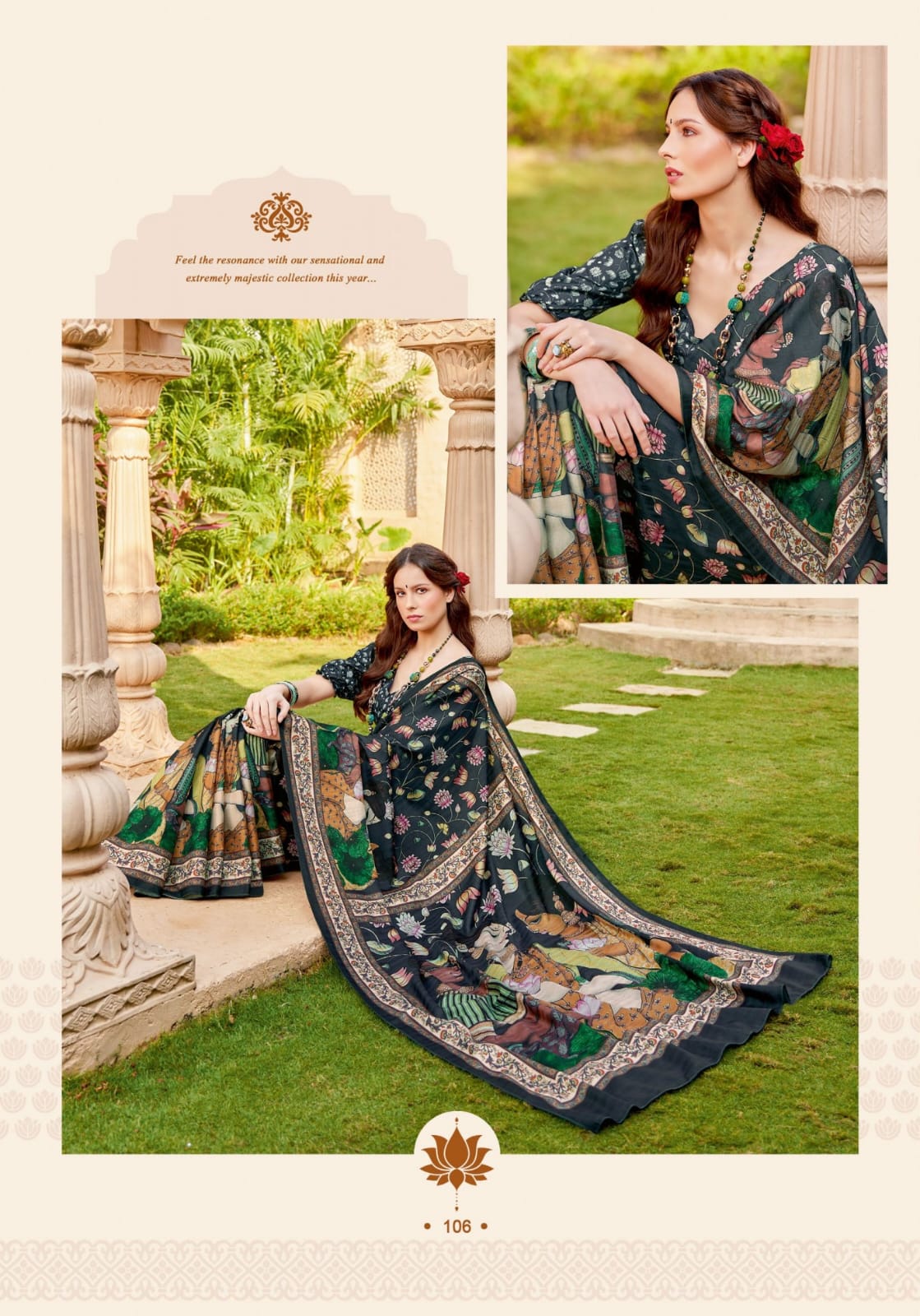 Roop Rani Vol 1 By Apple Printed Silk Sarees Wholesalers In Delhi